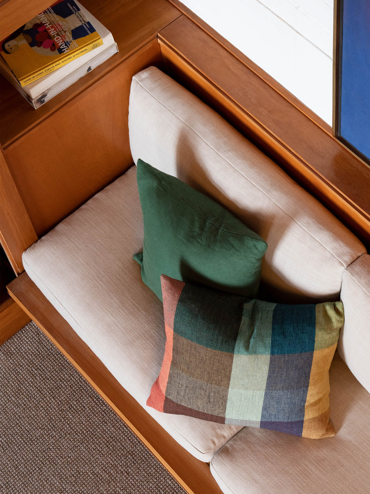 Citta Alba Cushion Cover - Spirulina 50x50