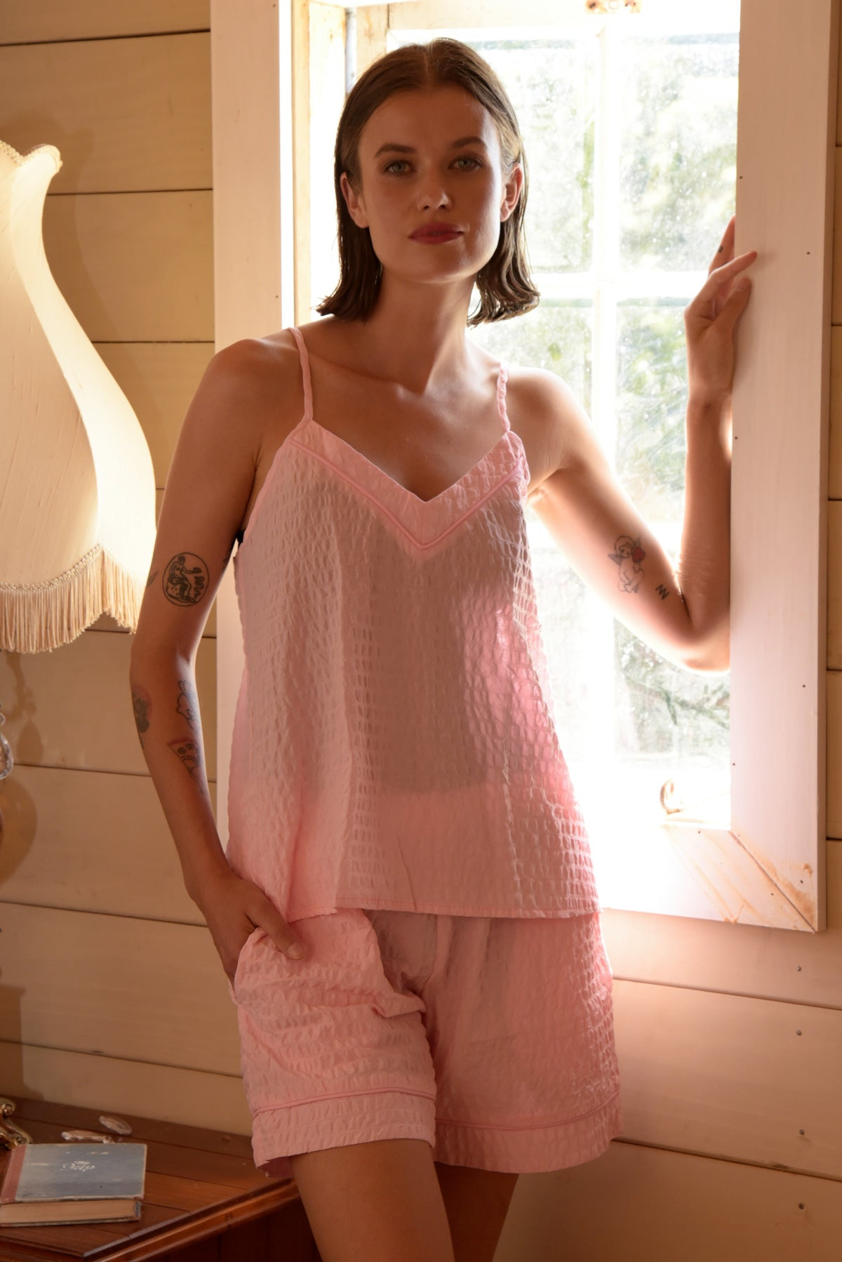 Curate The Night Owl Sleepwear Set - Pink