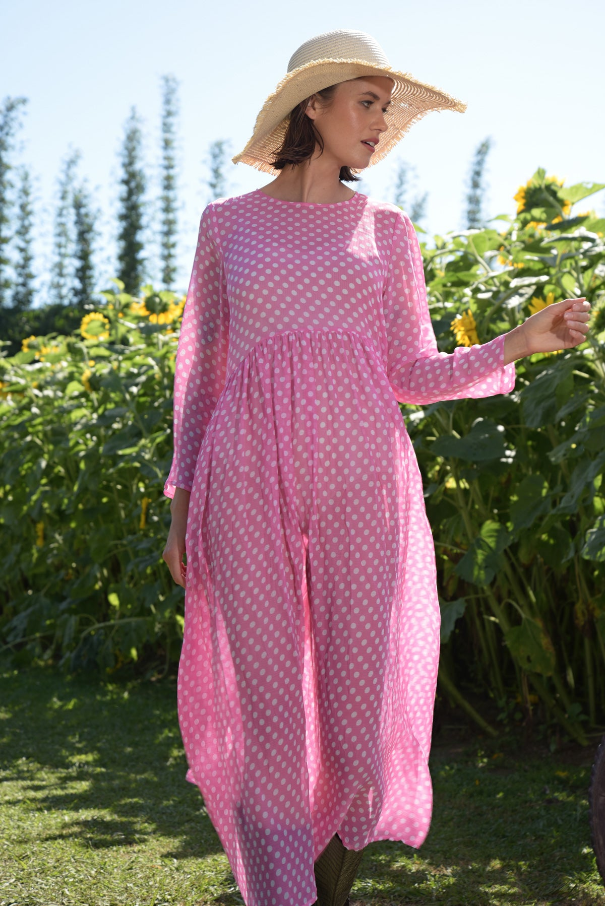 Curate Game Changer Dress - Pink Spot