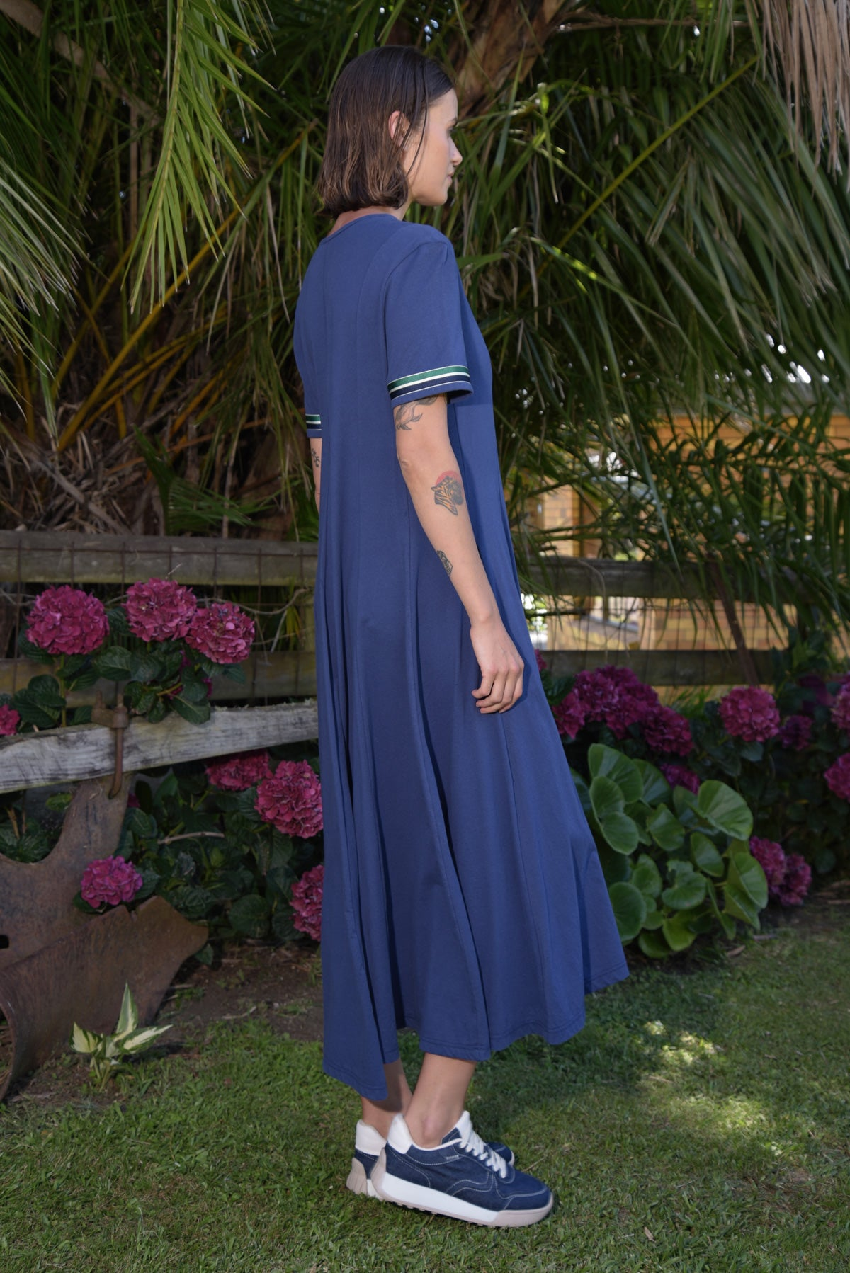 Curate Dare To Flare Dress - Navy