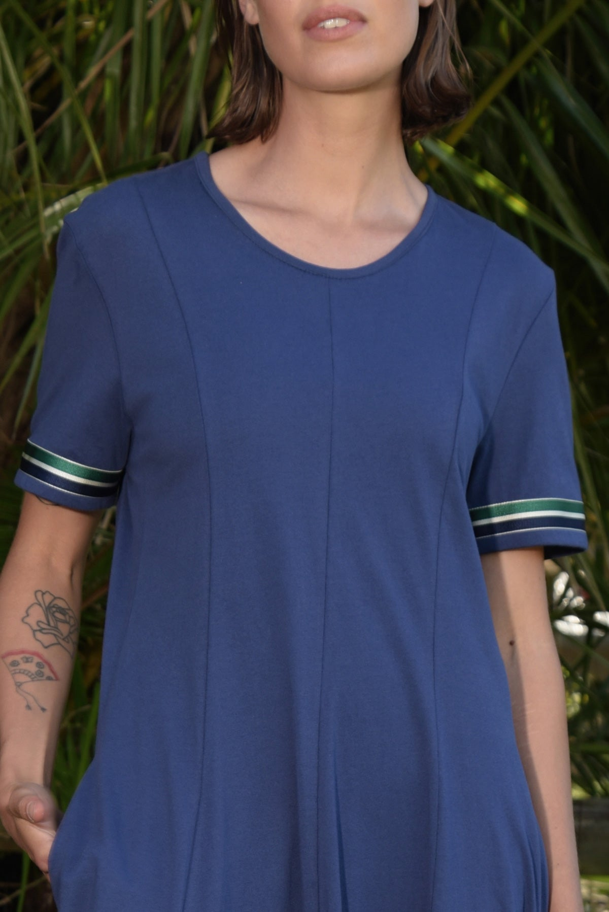 Curate Dare To Flare Dress - Navy