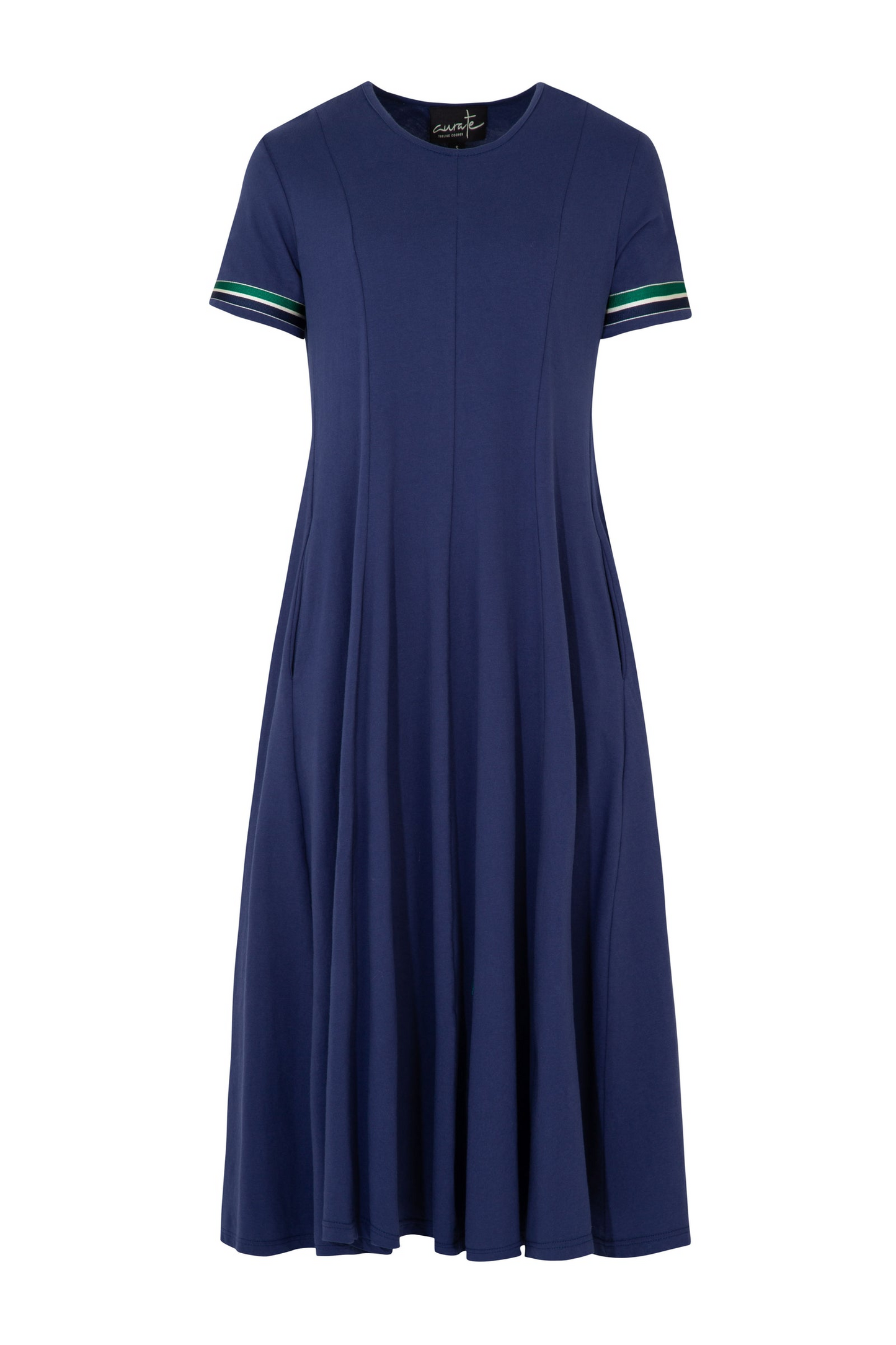 Curate Dare To Flare Dress - Navy