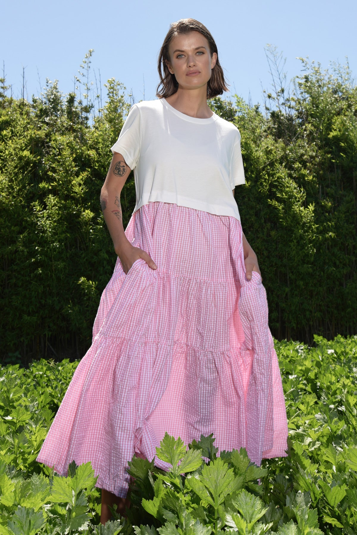 Curate Take a Twirl Dress - Pink Gingham