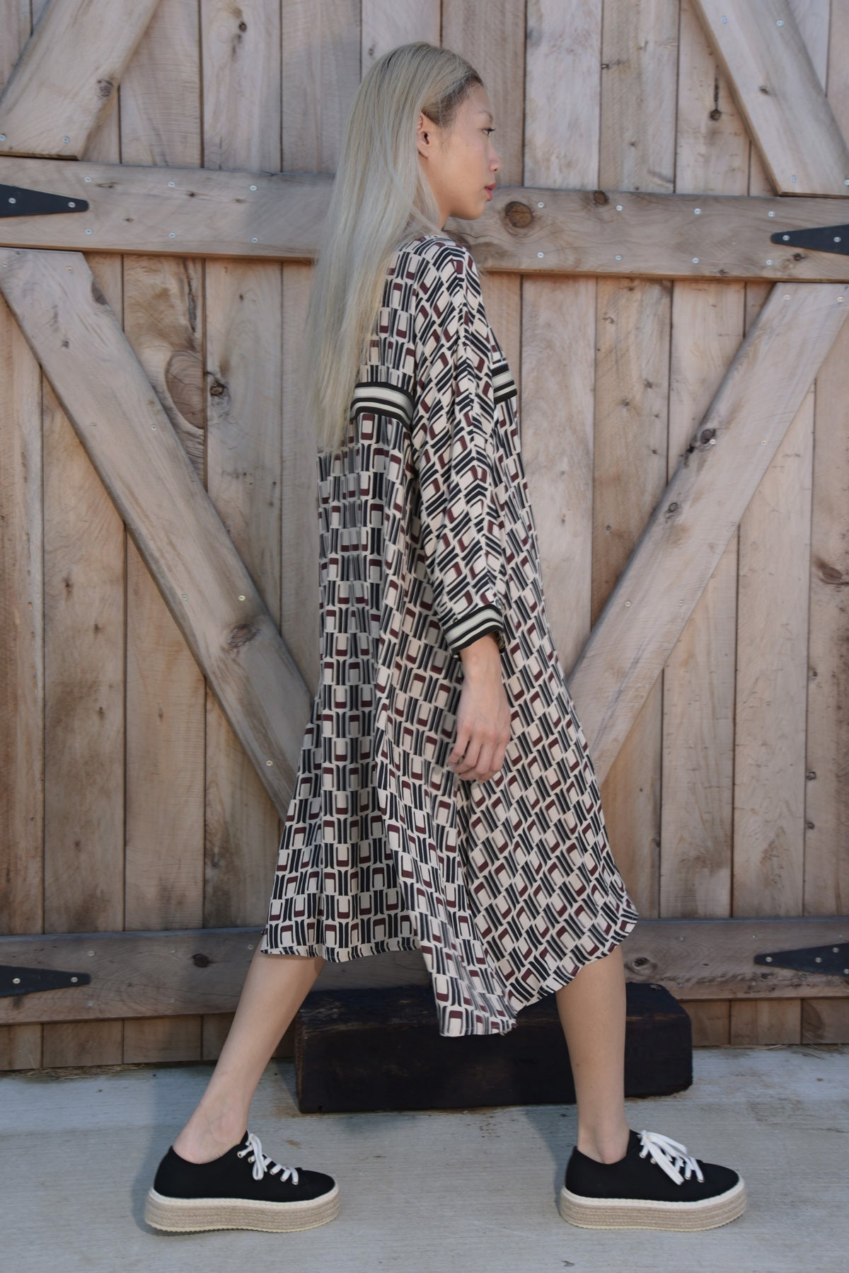 Curate Swing For You Dress - Geometric