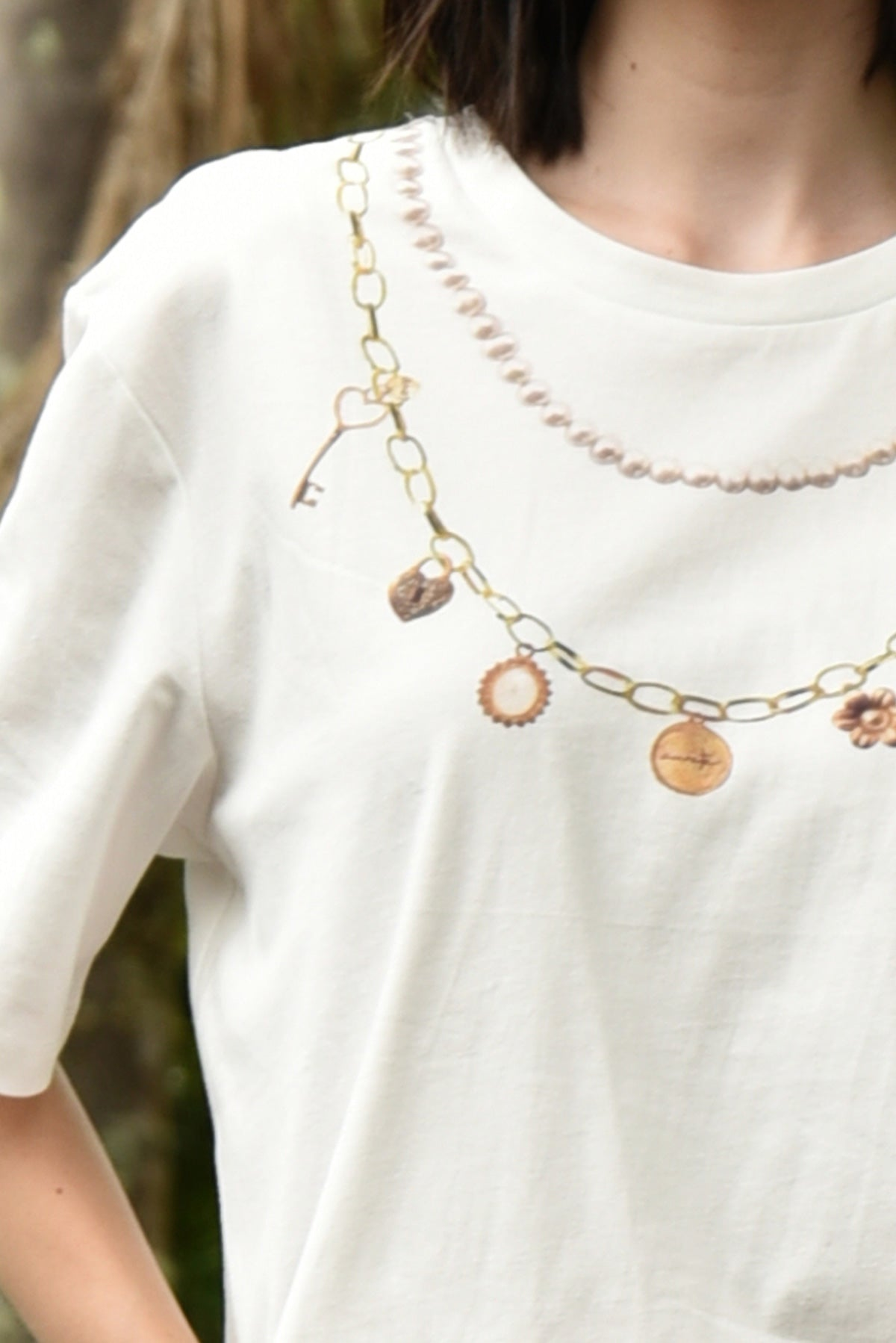 Curate Charm School T-Shirt - White
