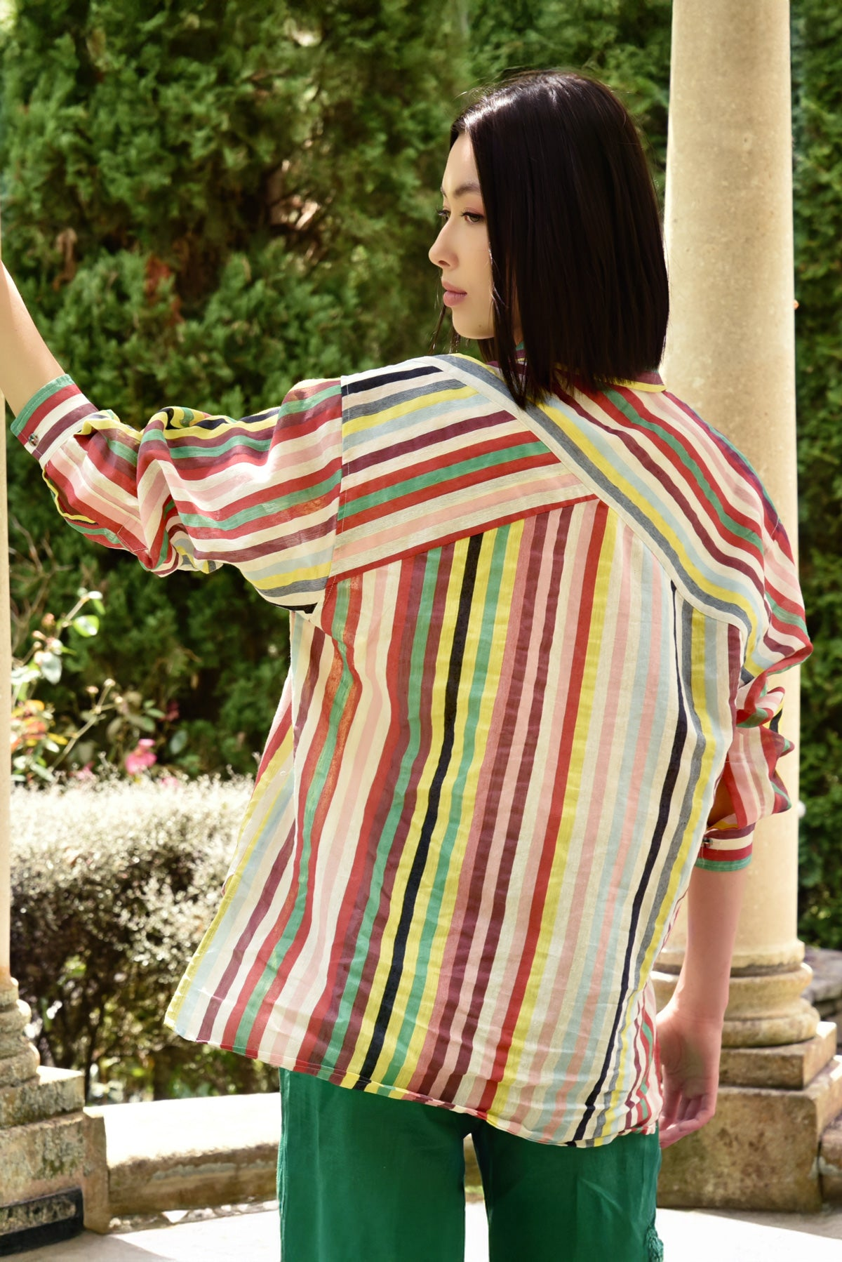 Curate Shirt Vision Shirt - Rainbow's End Stripe