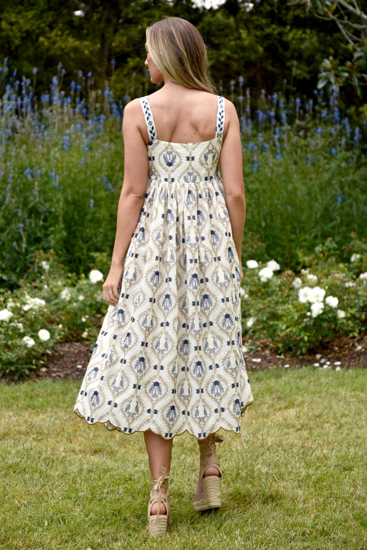 Curate As Real As It Gets Dress - Ivory Embroidery
