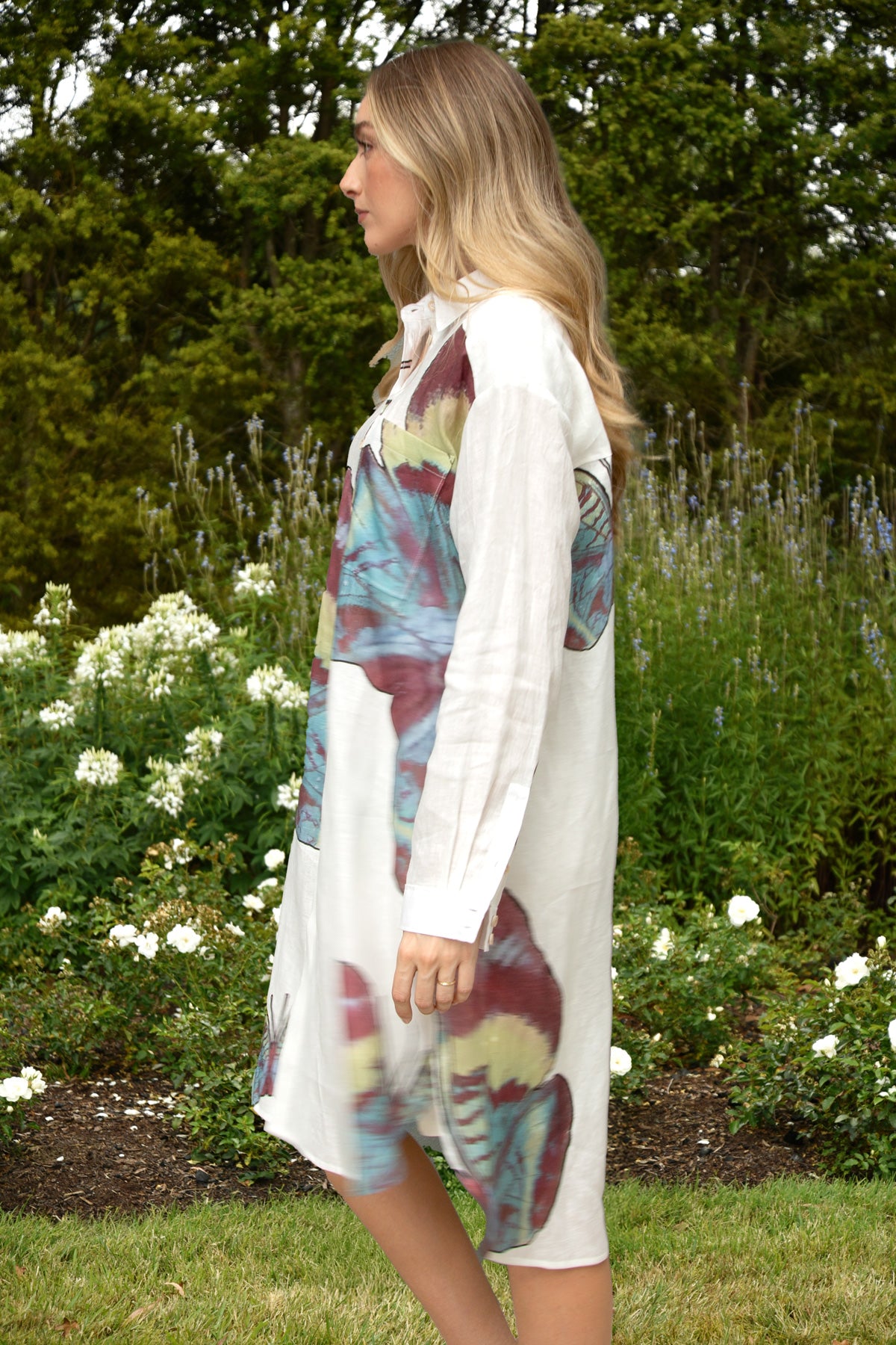 Curate Cutting It Fine Shirt - Wings Of Desire White