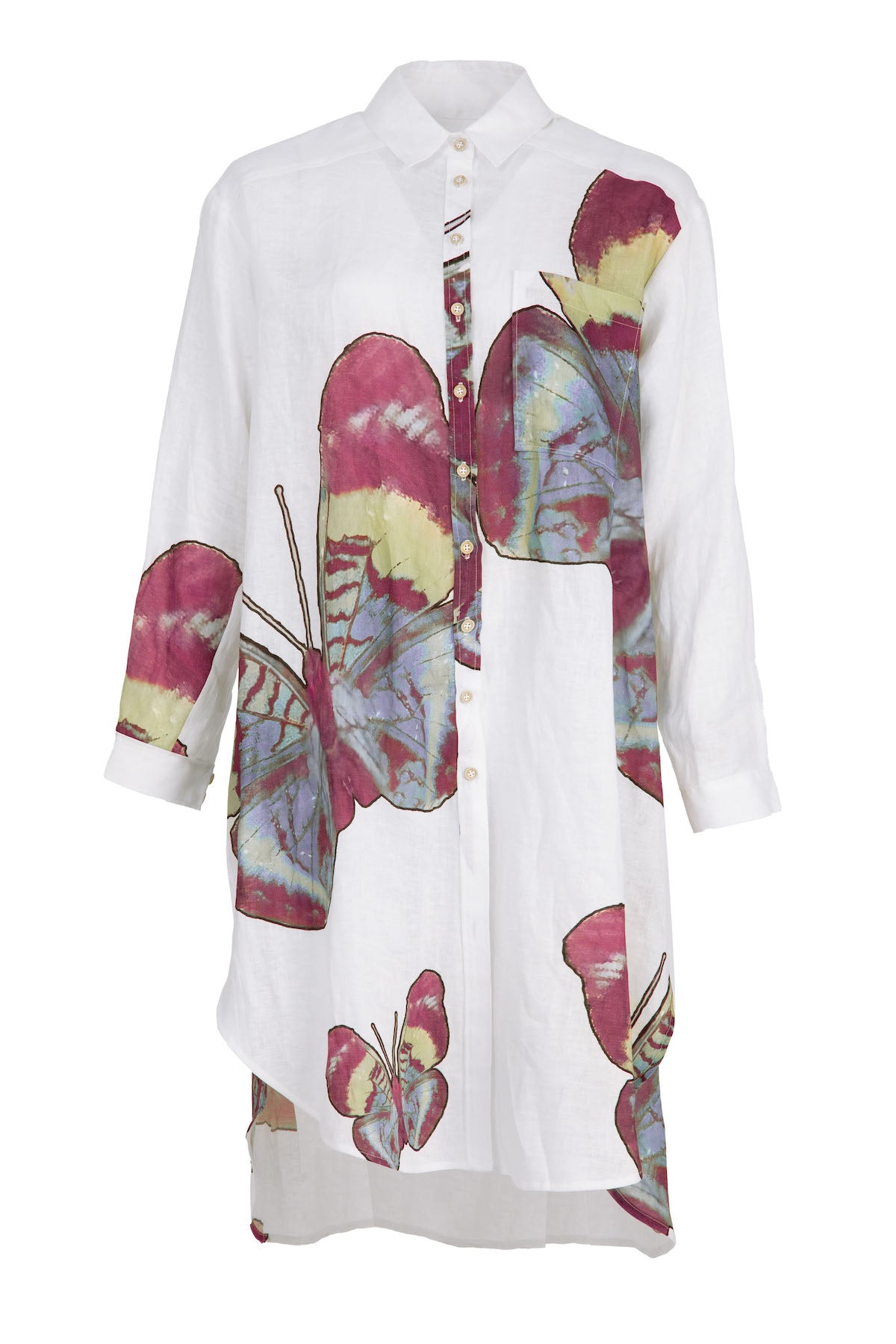 Curate Cutting It Fine Shirt - Wings Of Desire White