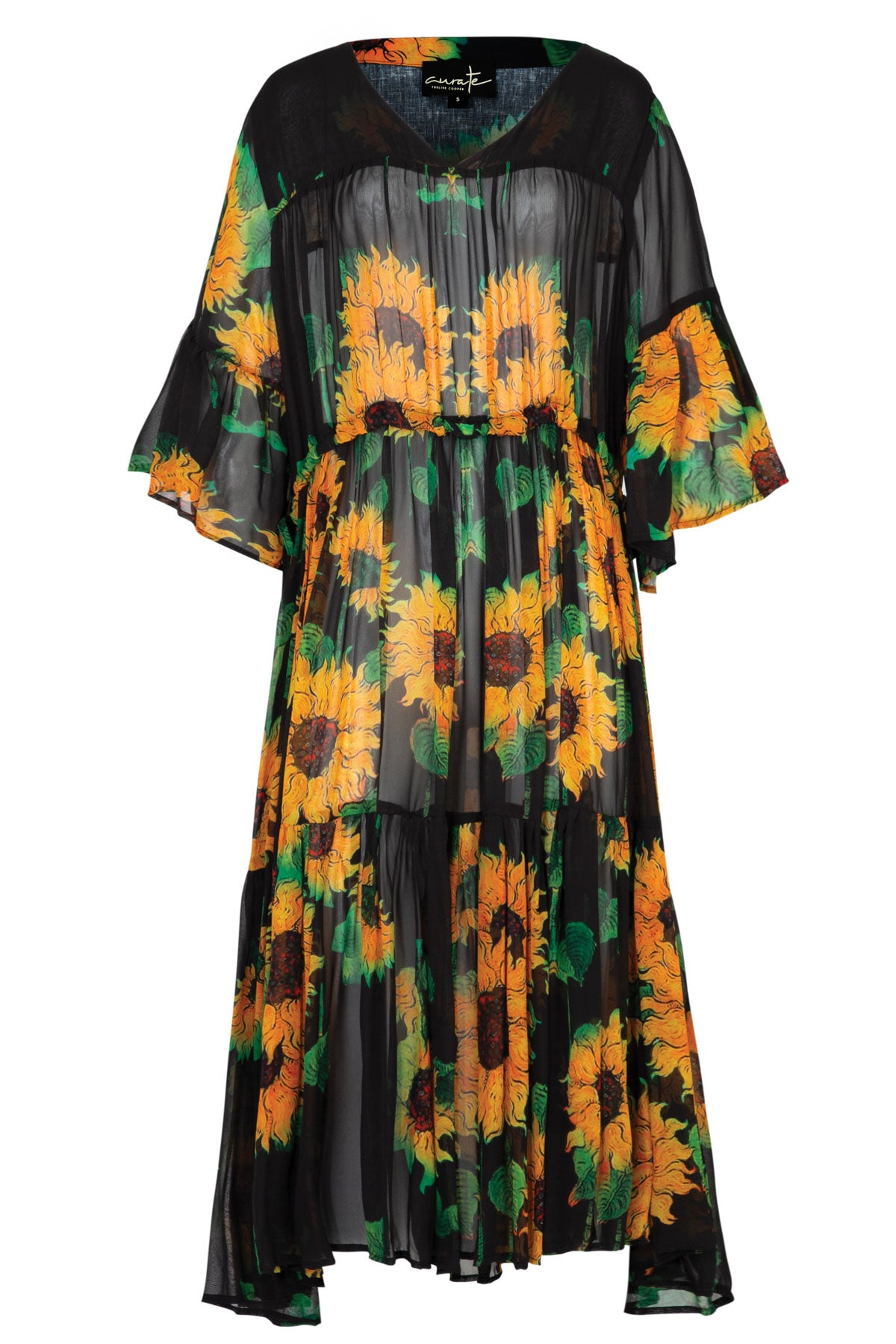 Curate All Tiers Dress - Sunflower