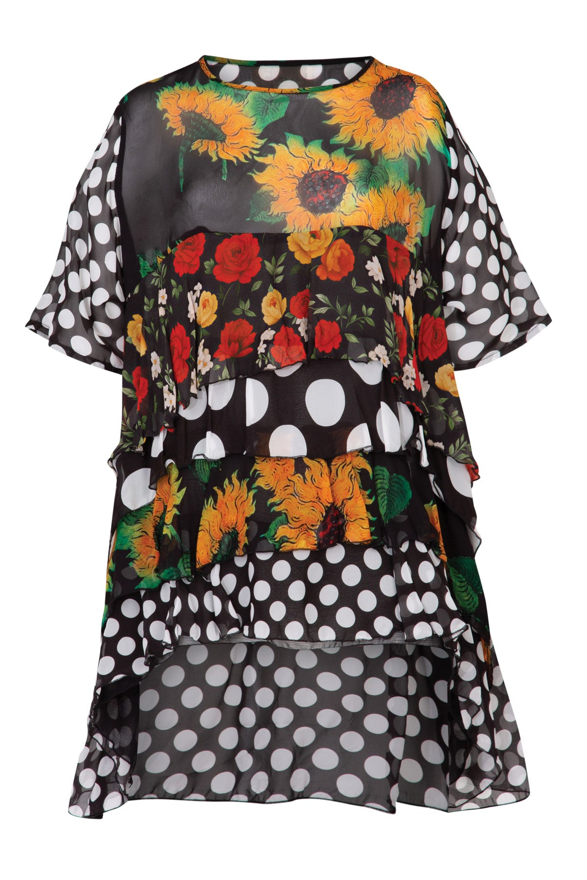 Curate Layer Cake Top - Mixed Spot Sunflower