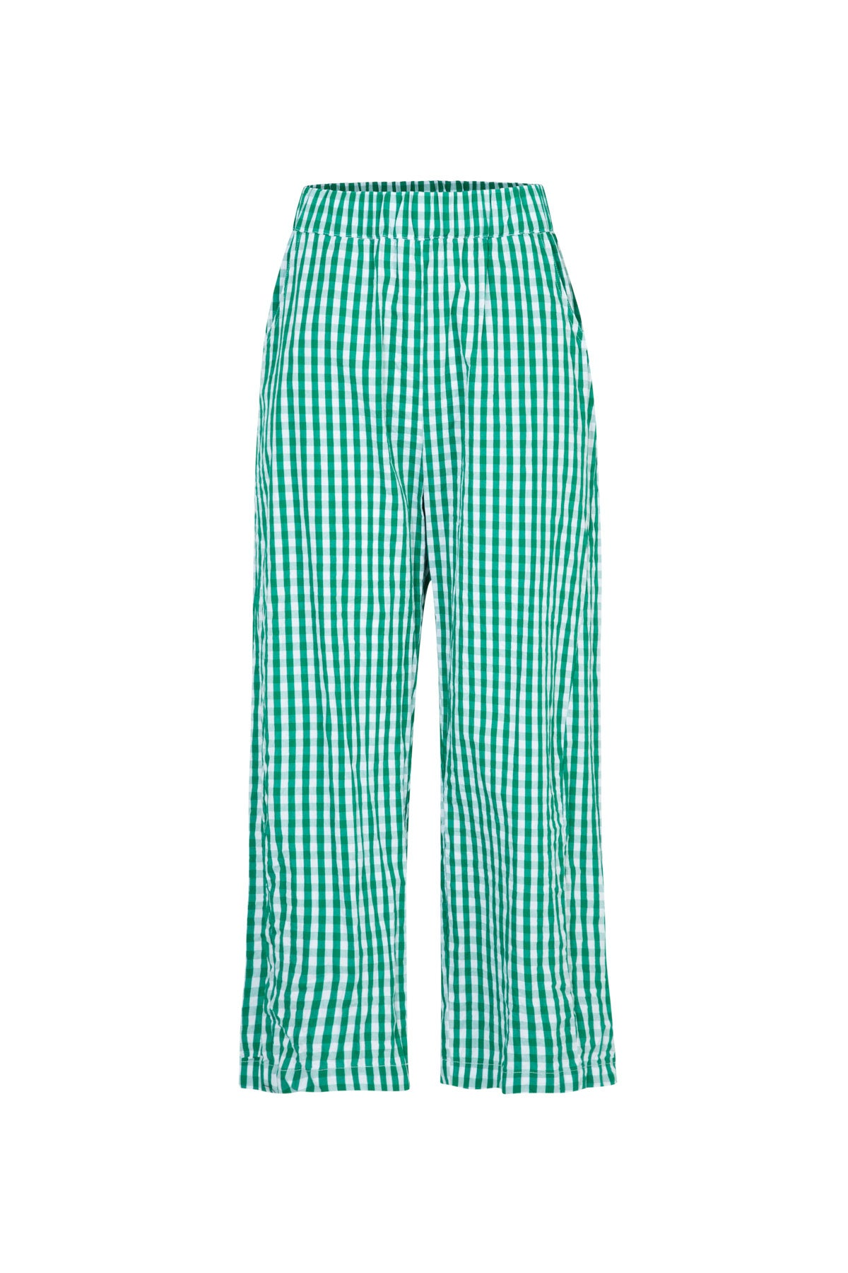 Curate On The Road Pant - Green Gingham
