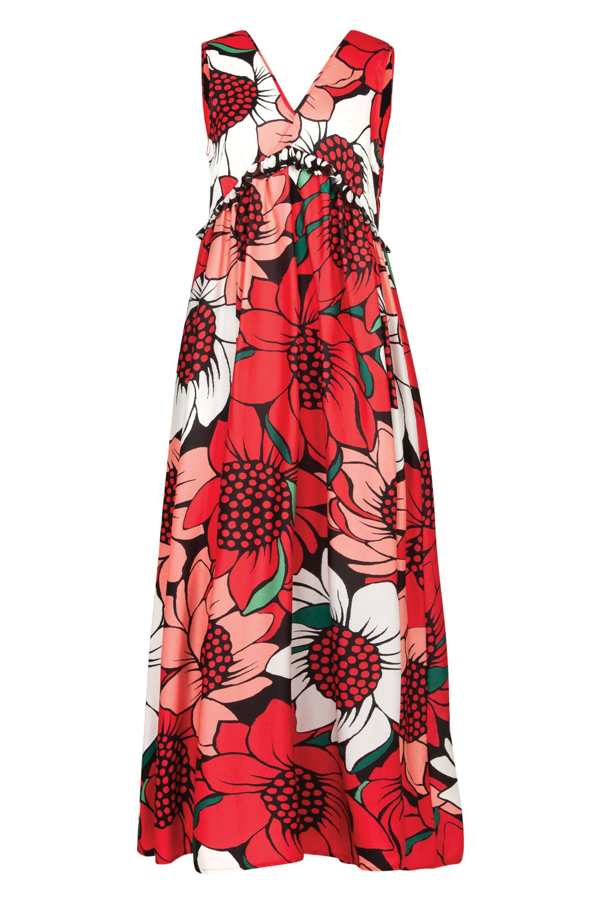 Curate In The Long Dress - Mixed Spot Floral