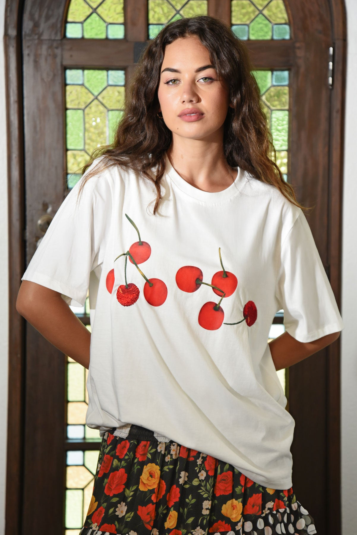 Curate Eat, Drink & Be Cherry Top - White