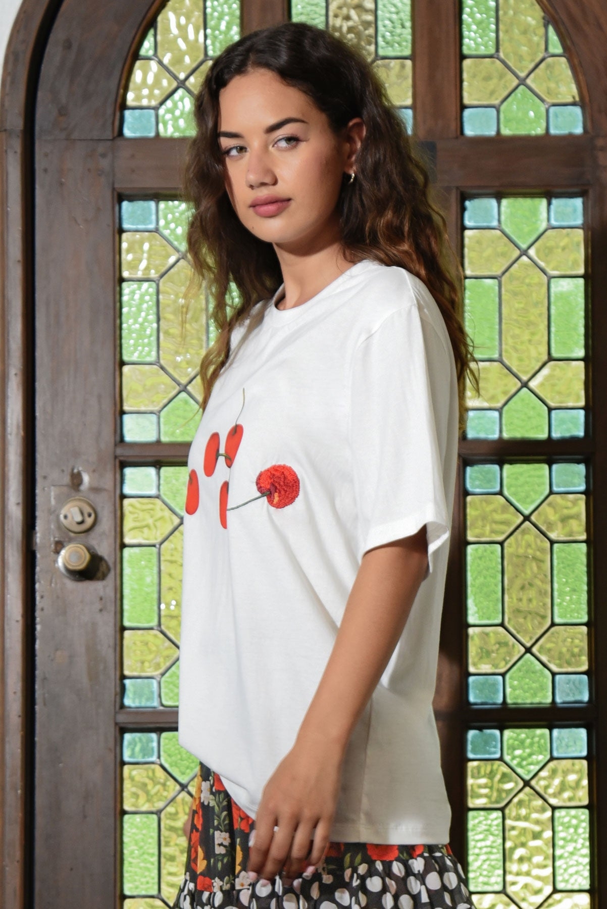 Curate Eat, Drink & Be Cherry Top - White