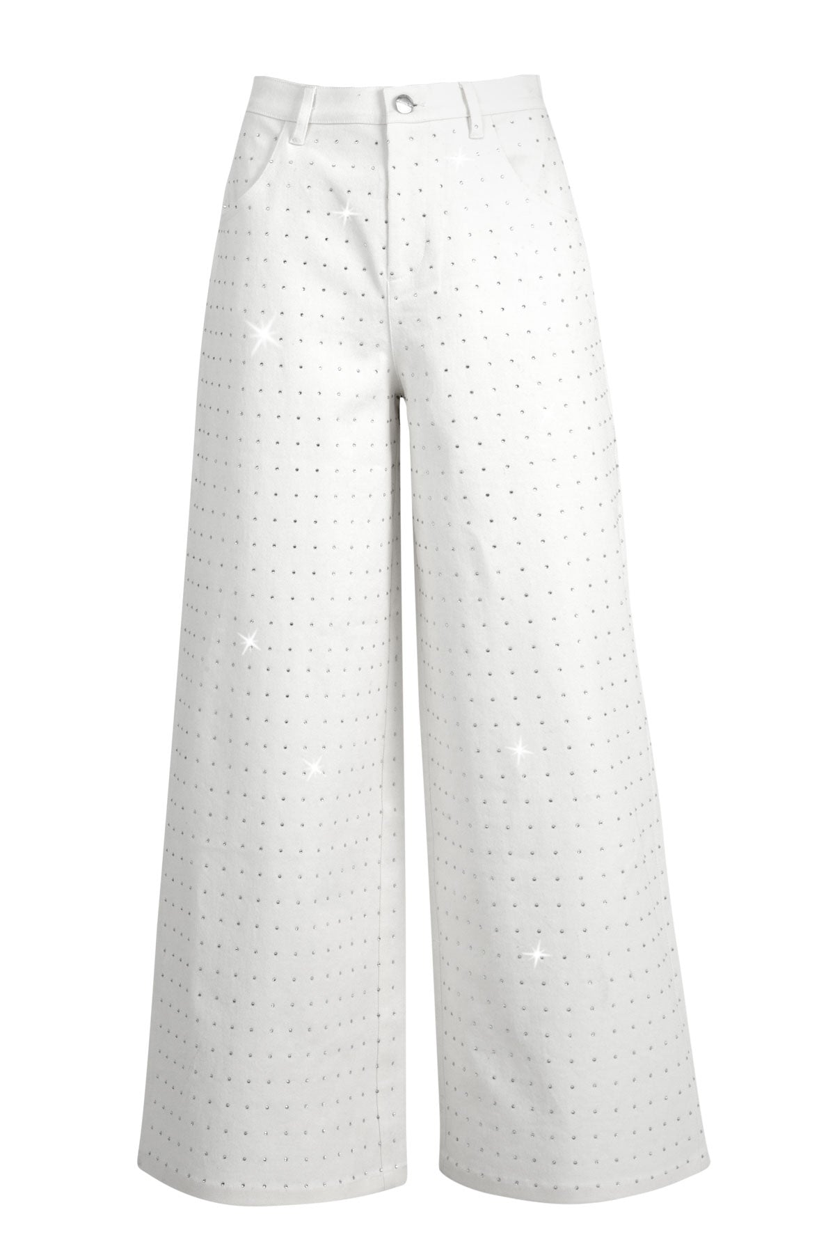 Curate Sparkle Cake Jean - White Sparkle