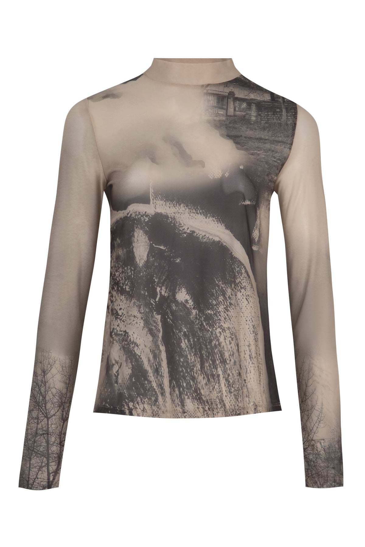 Curate Don't Get Meshy Top - Black