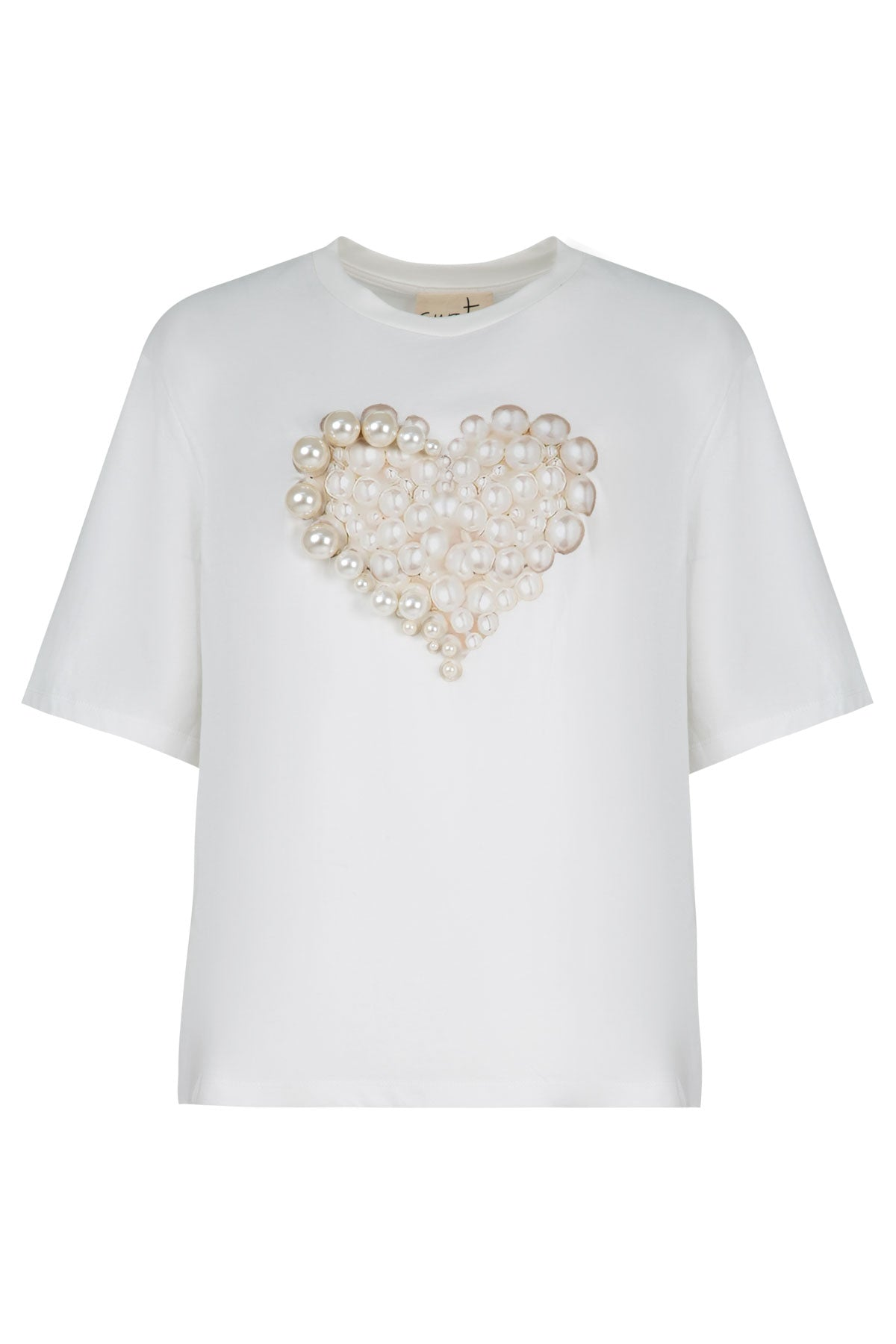 Curate Pearl Up Tee - White