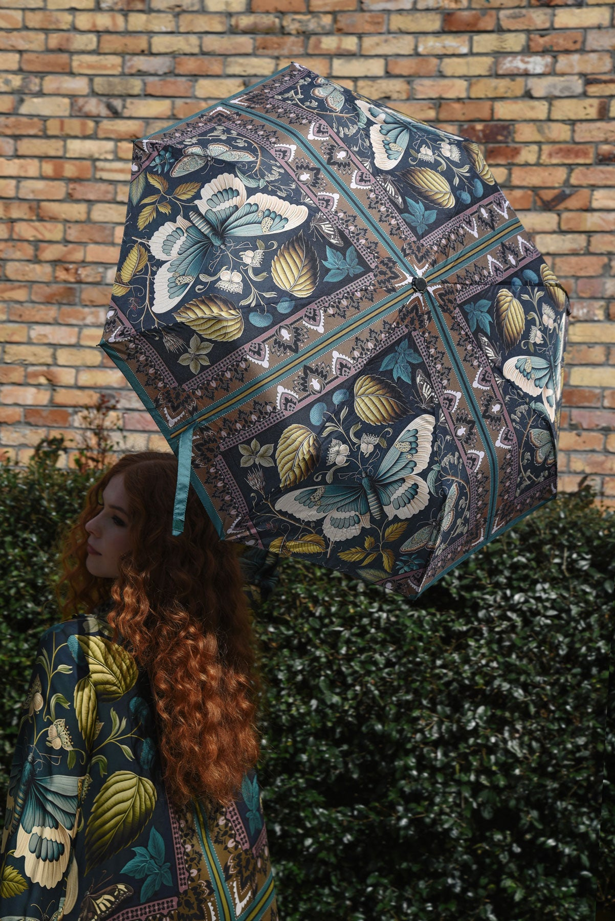 Curate Rain Or Shine Umbrella - Moth