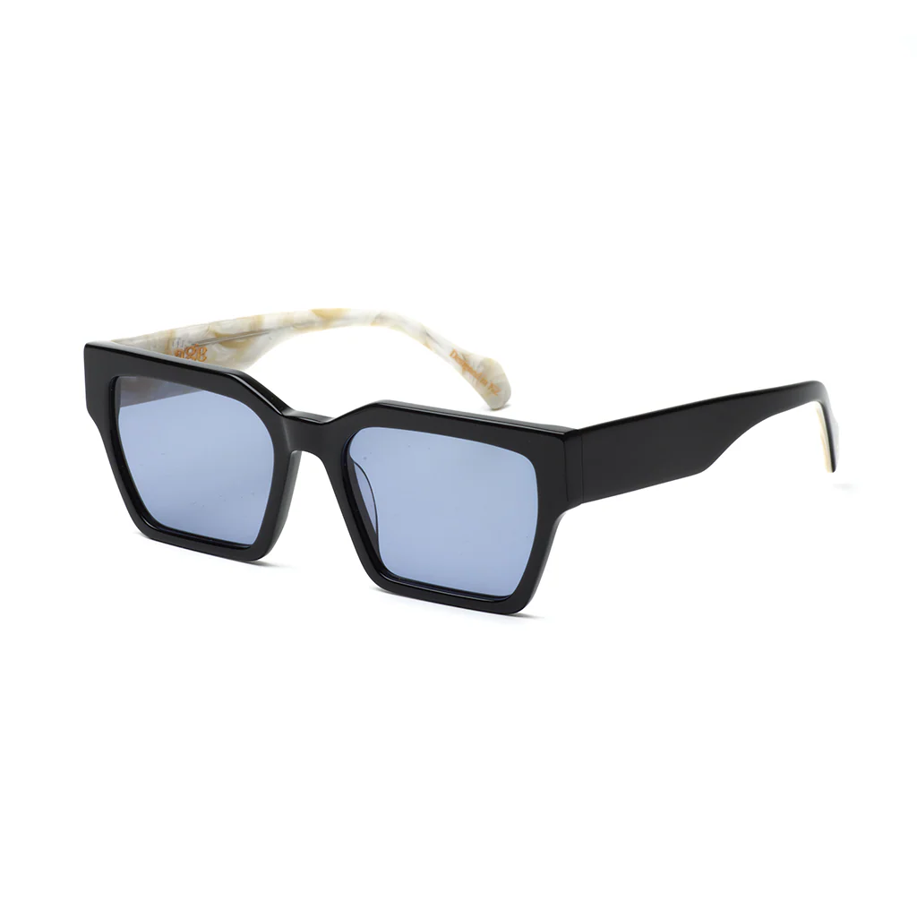 AGE Carnage Sunglasses - Black w Blue