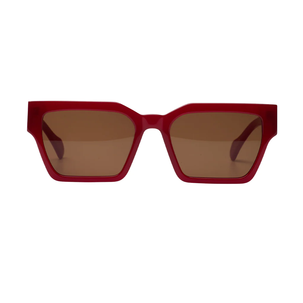 AGE Carnage Sunglasses - Rouge w Brown