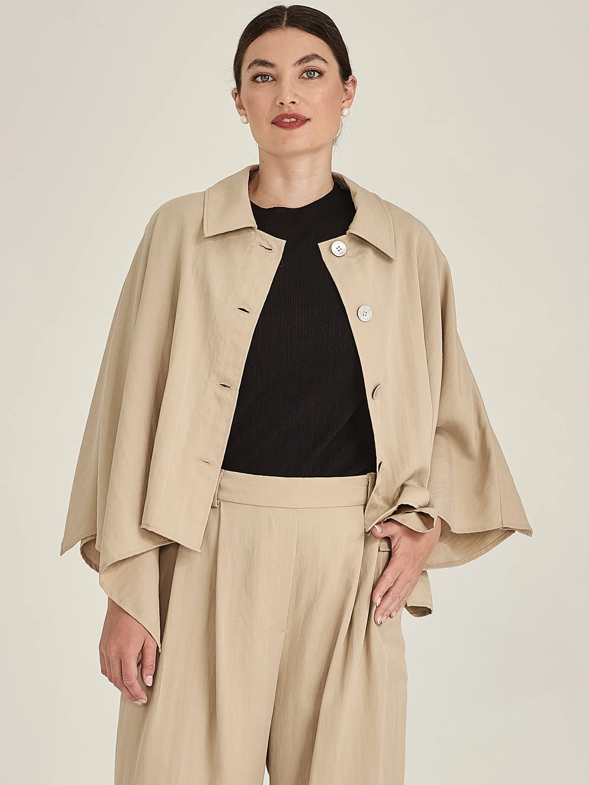 Sills Abby Cape Jacket - Clay