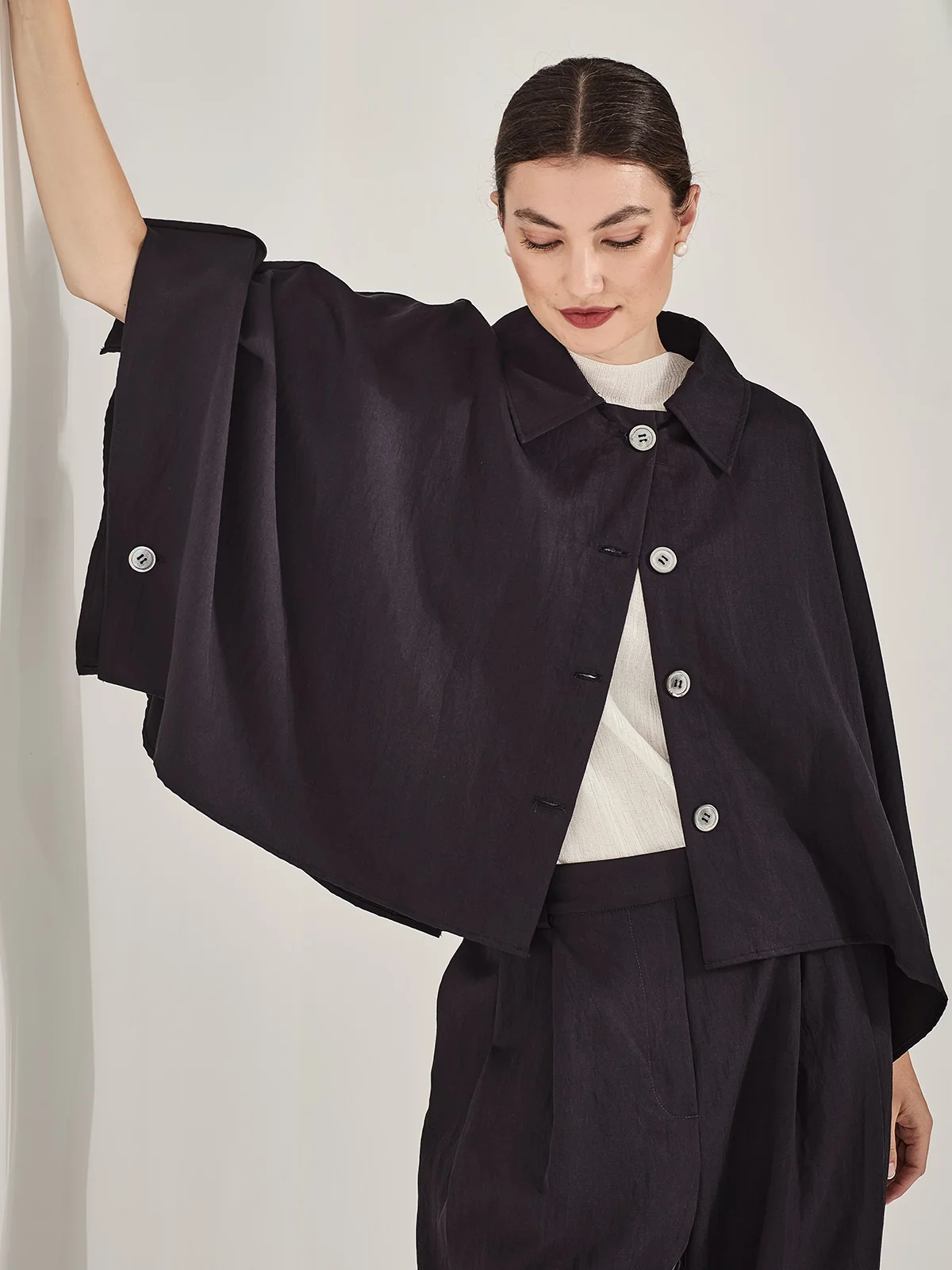 Sills Abby Cape Jacket - Navy