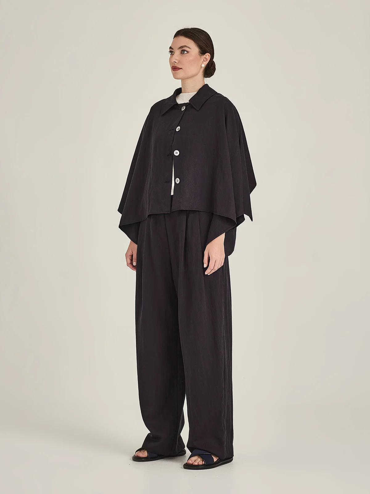 Sills Abby Cape Jacket - Navy