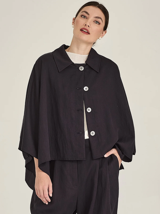 Sills Abby Cape Jacket - Navy