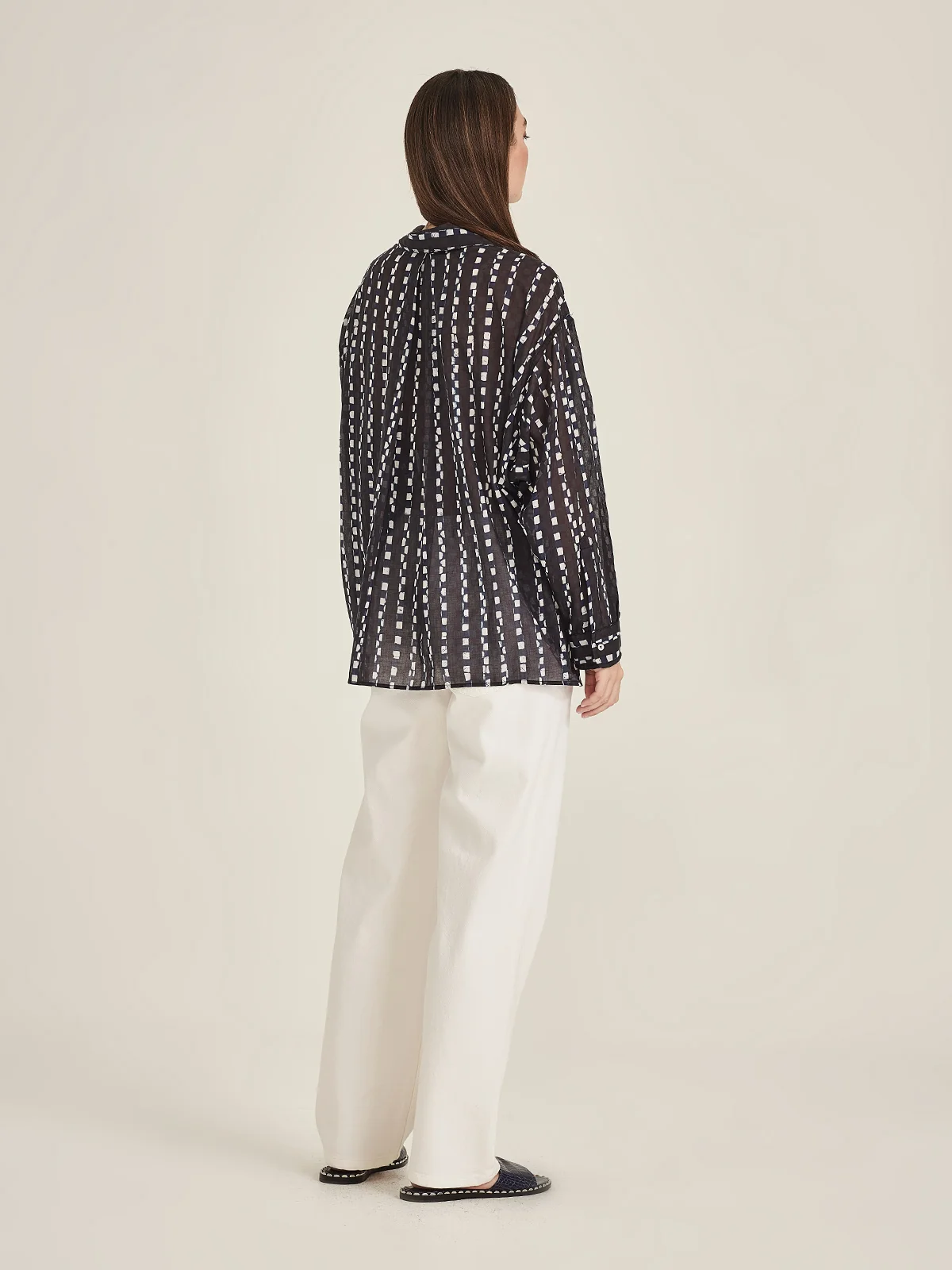 Sills Becca Print Shirt - Navy Print