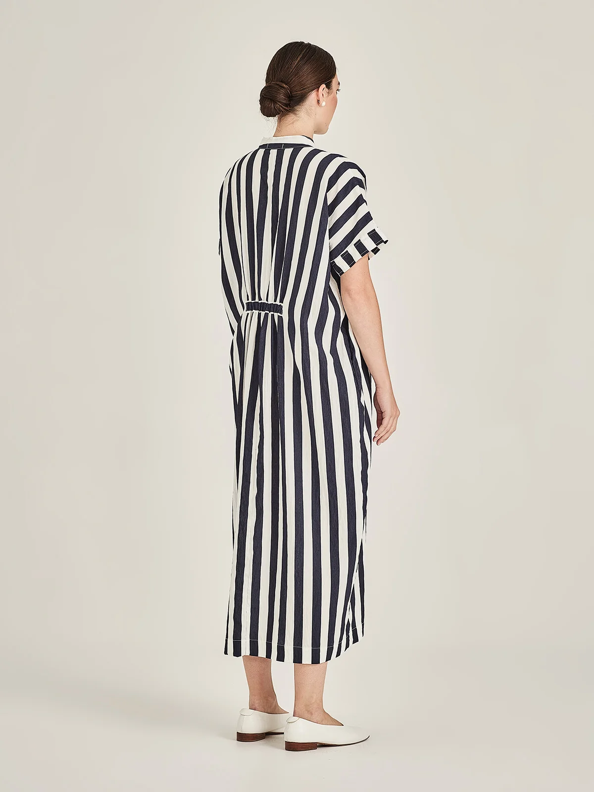 Sills Roberta Striped Dress - Navy Stripe