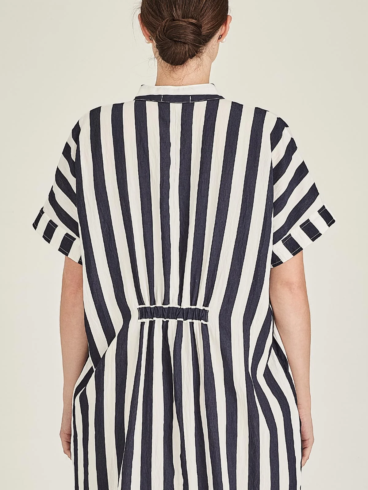 Sills Roberta Striped Dress - Navy Stripe