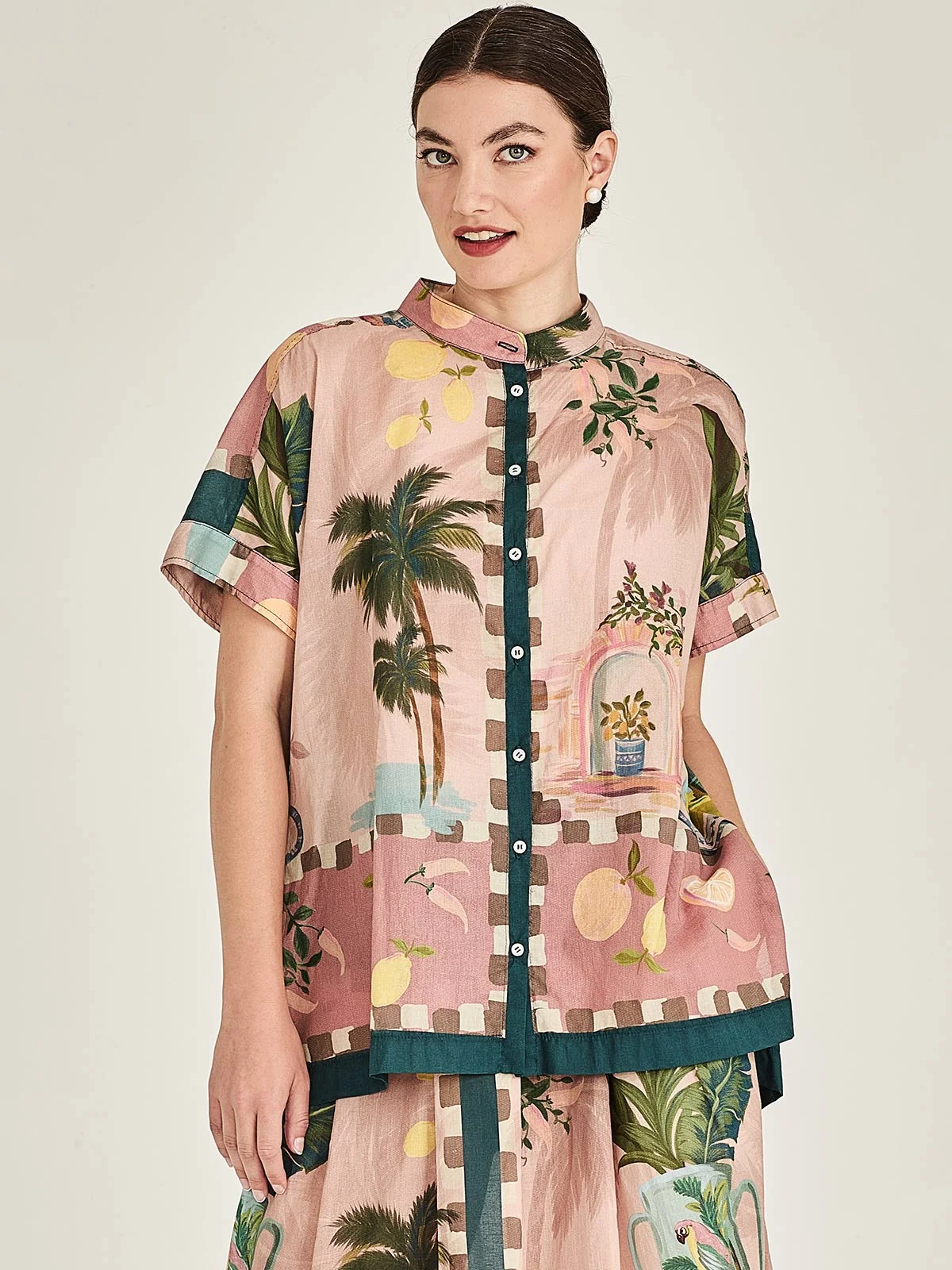 Sills Florine Blouse - Green Multi