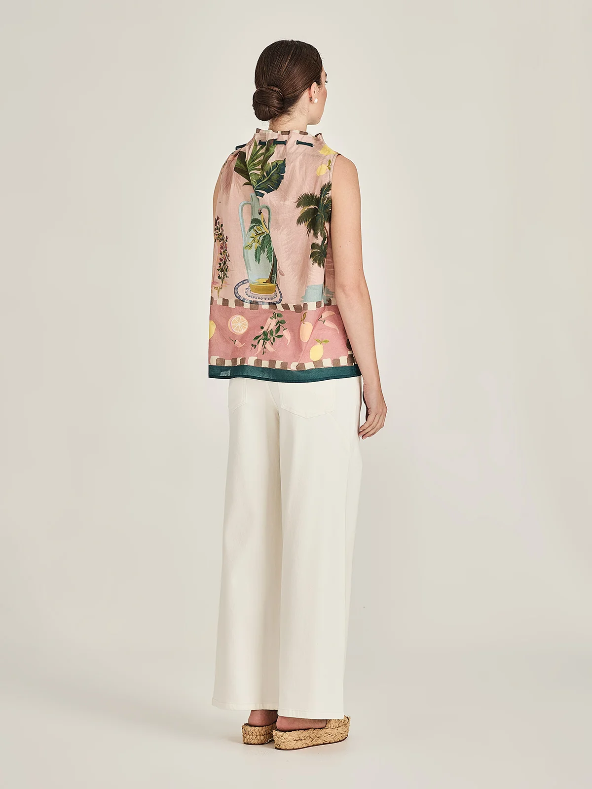 Sills Florine Jasper Top - Green Multi