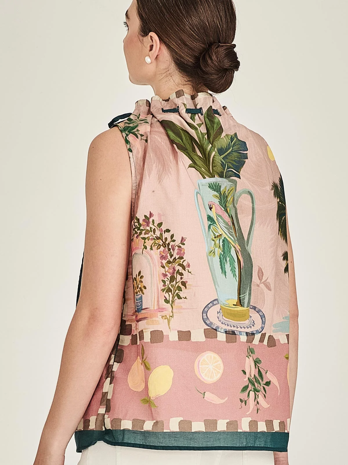 Sills Florine Jasper Top - Green Multi