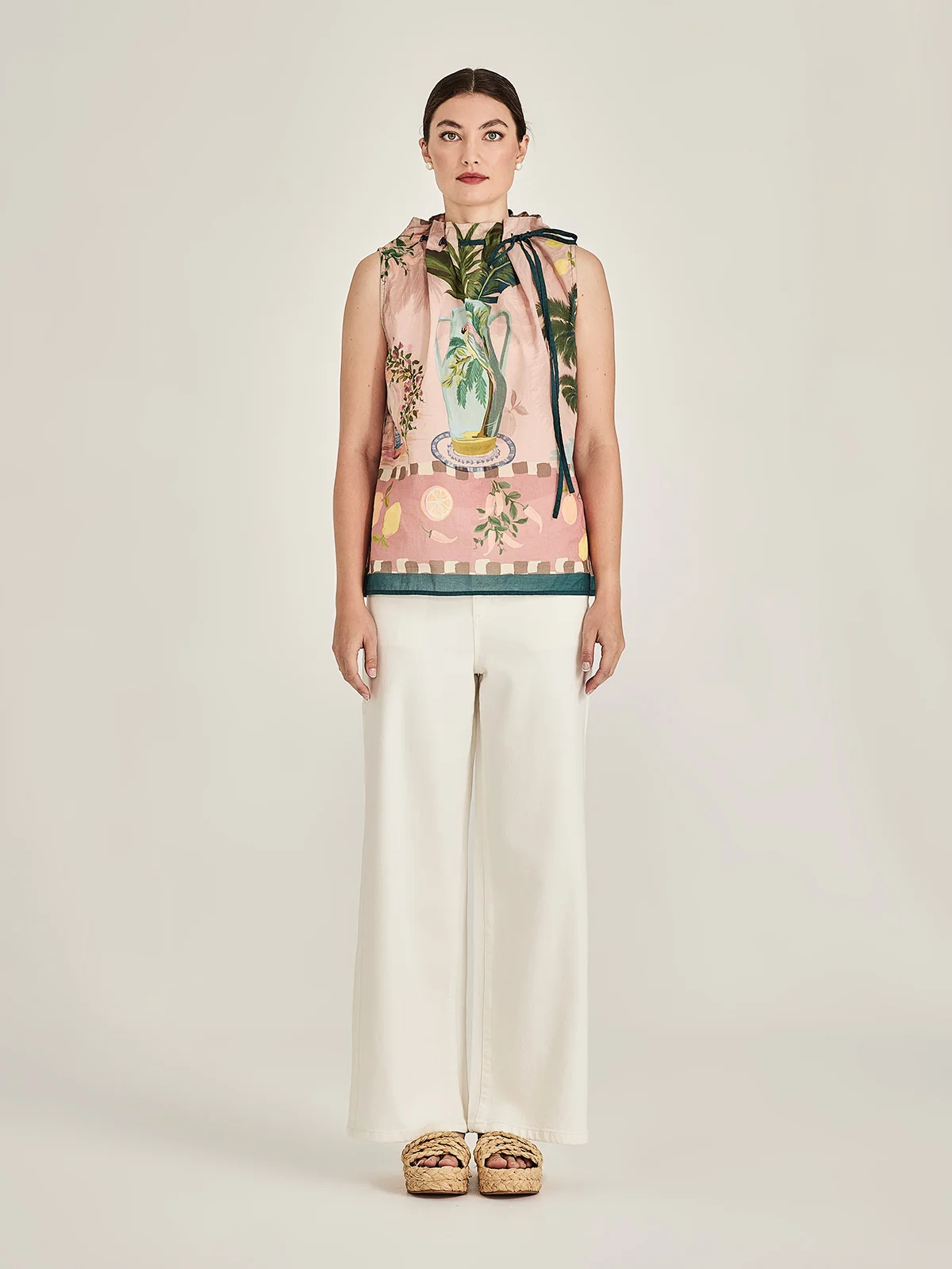 Sills Florine Jasper Top - Green Multi