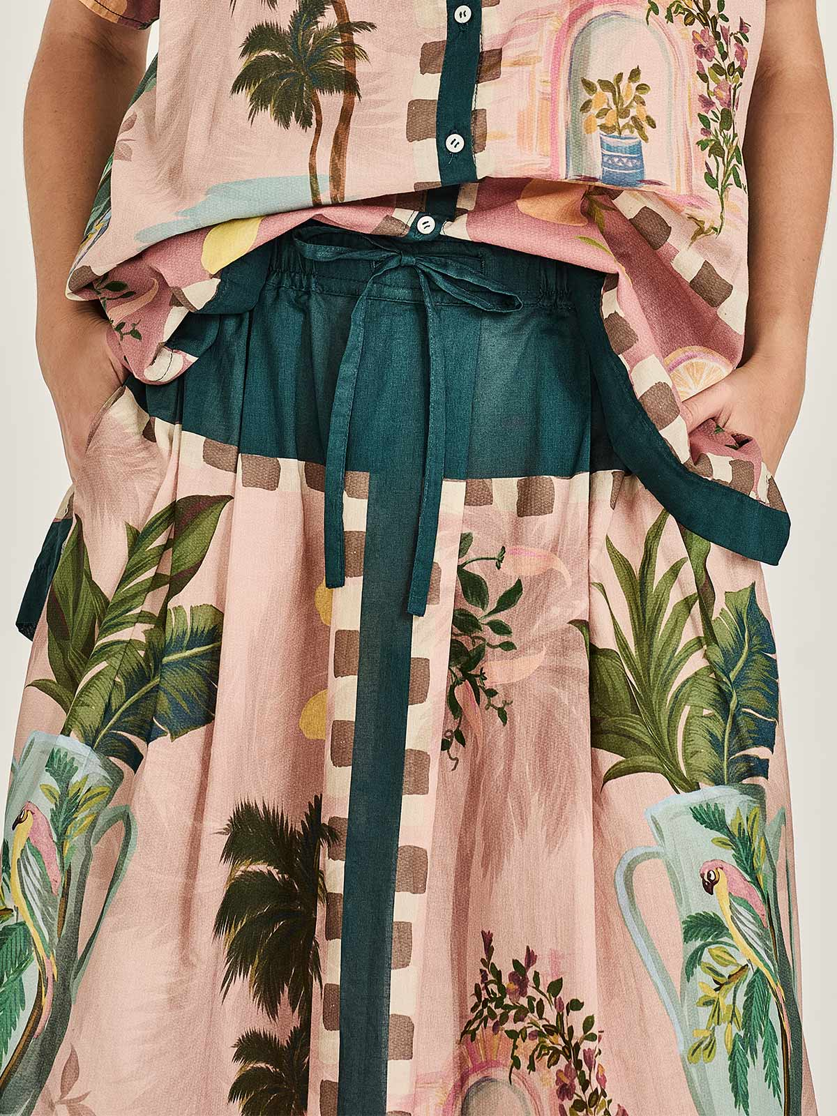 Sills Florine Skirt - Green Multi