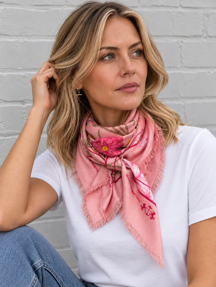 Dark Hampton The Caroline Petite Wool Silk Scarf