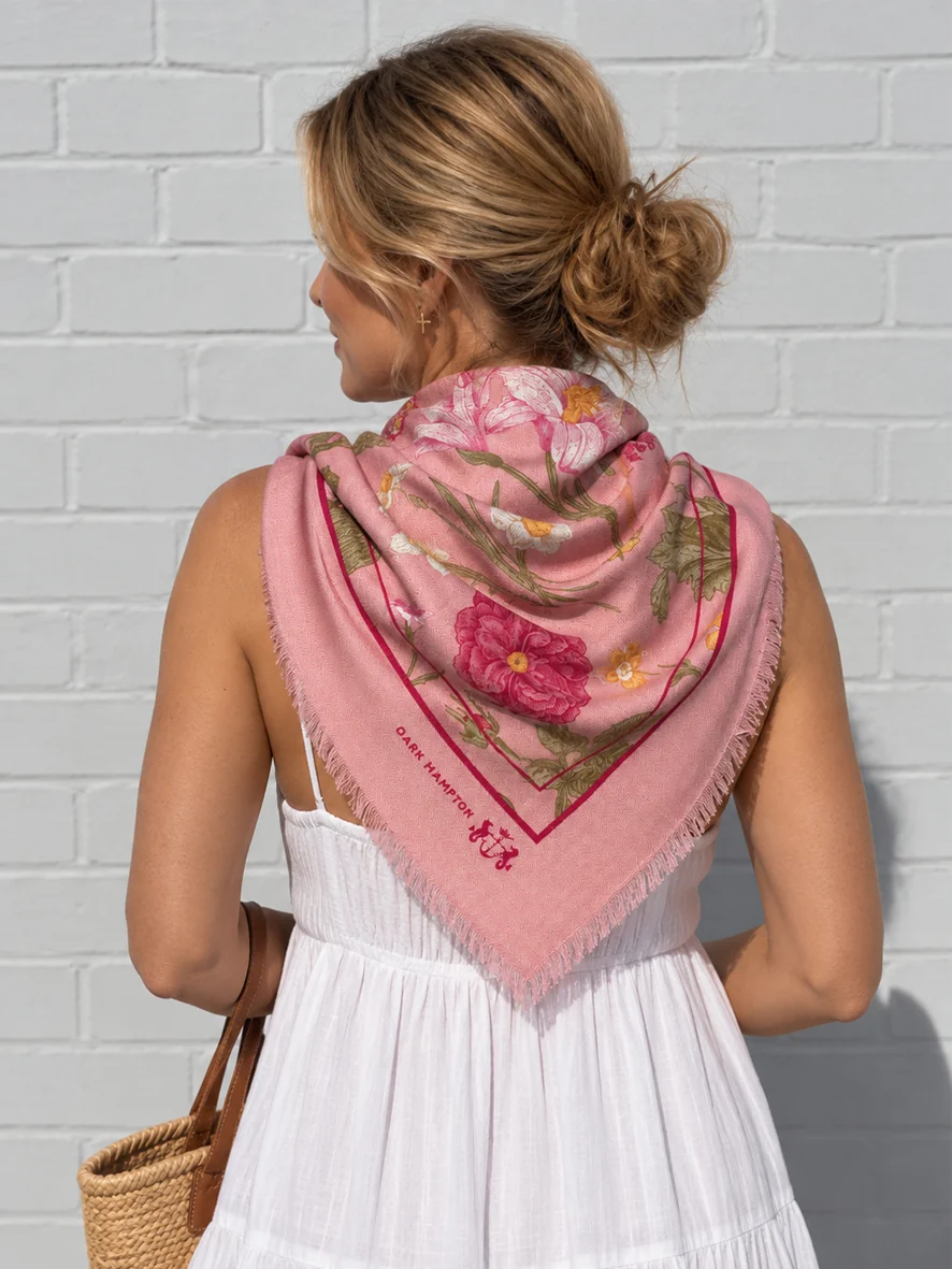 Dark Hampton The Caroline Petite Wool Silk Scarf