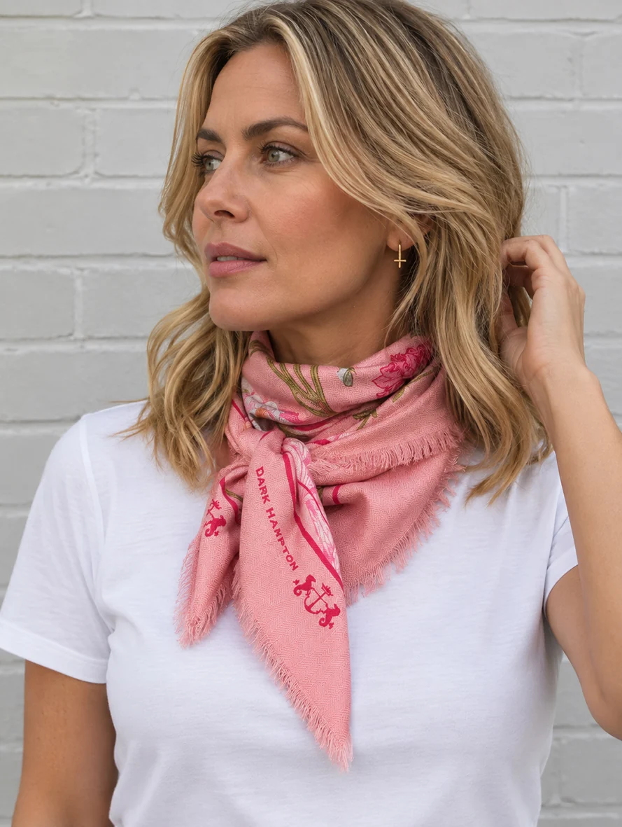 Dark Hampton The Caroline Petite Wool Silk Scarf