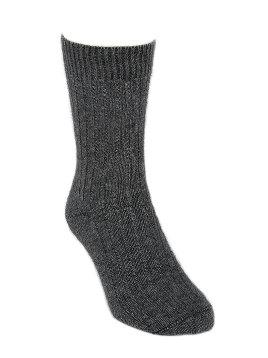Lothlorian Possum Rib Sock - Charcoal
