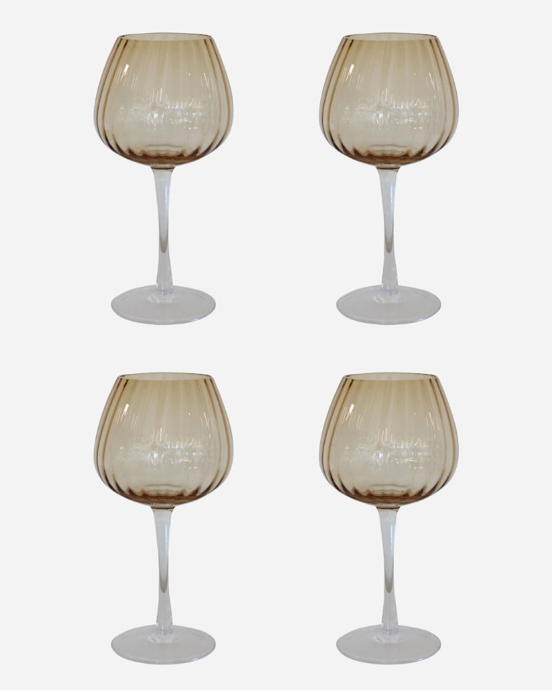CC Interiors Casablanca Wine Glasses - Set of 4