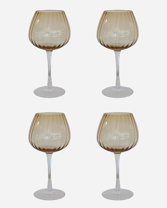 CC Interiors Casablanca Wine Glasses - Set of 4