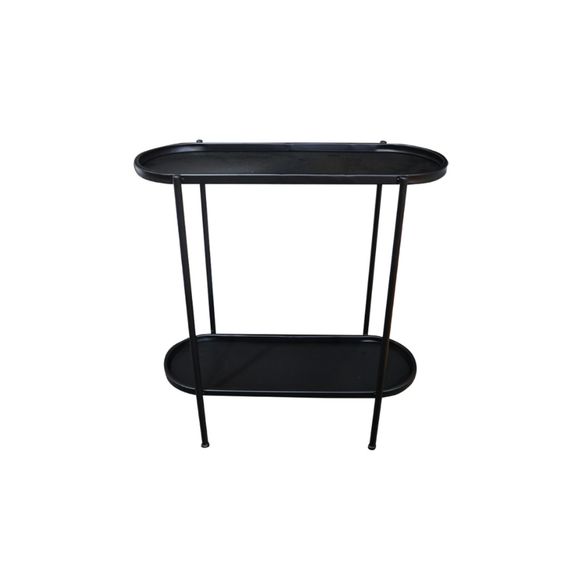 Le Forge Cole Oval Side Table - Black