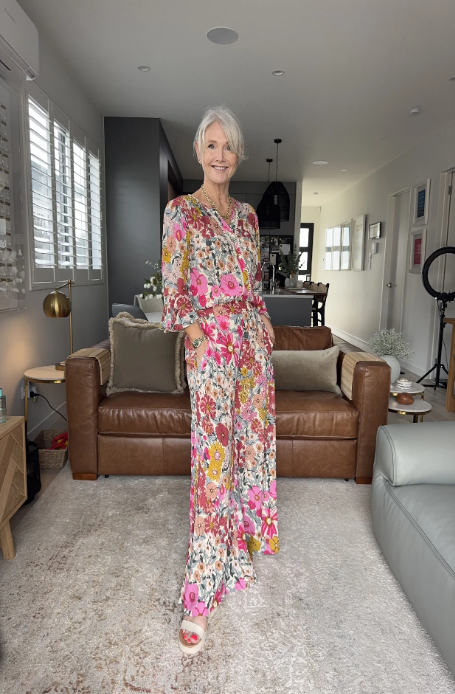 Lemon Tree Contessa Top - Garden Print