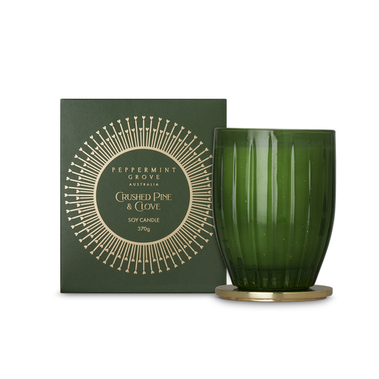 Peppermint Grove Large Candle 370g - Crushed Pine & Clove
