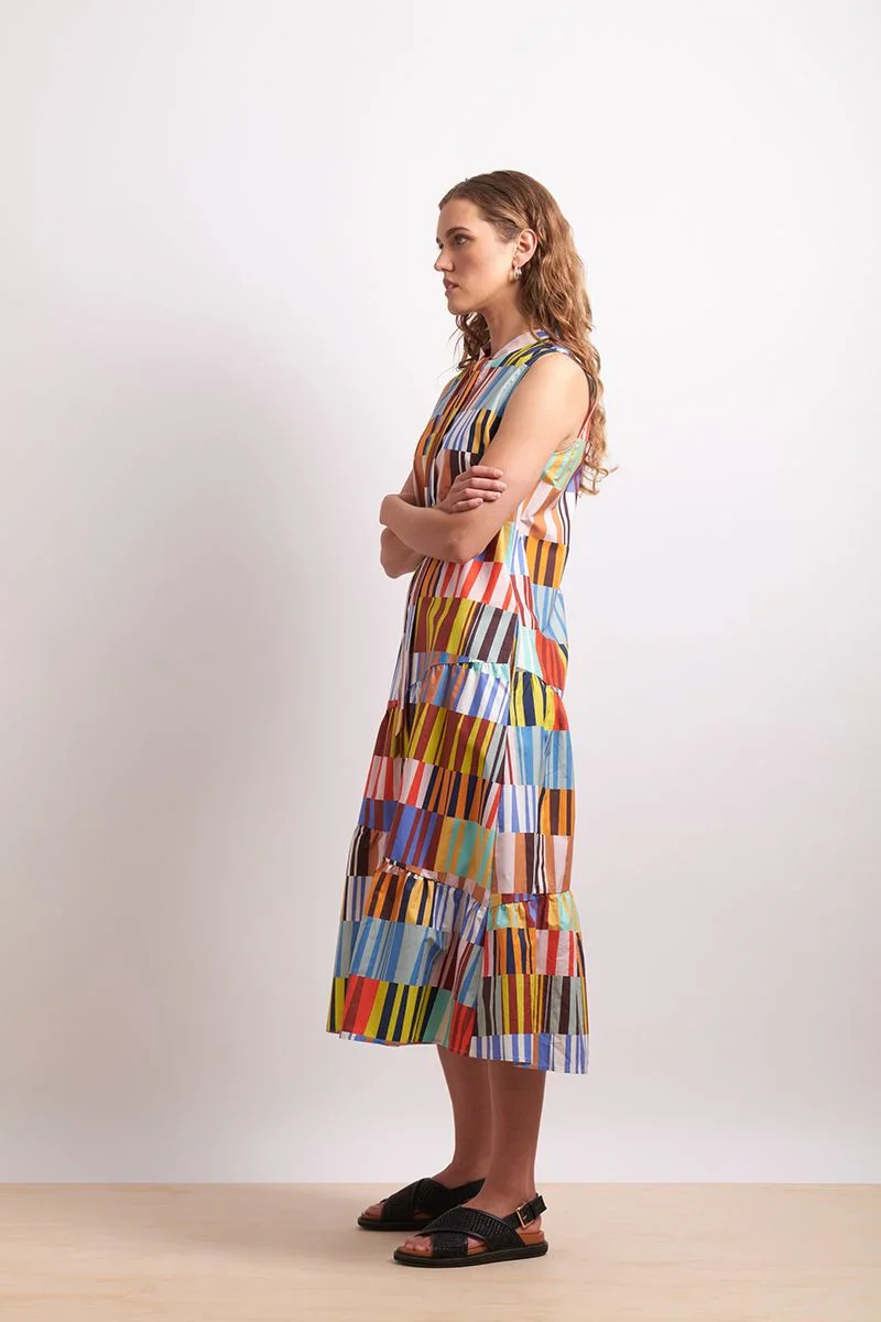 Neris Paper Trail Dress - Carnival