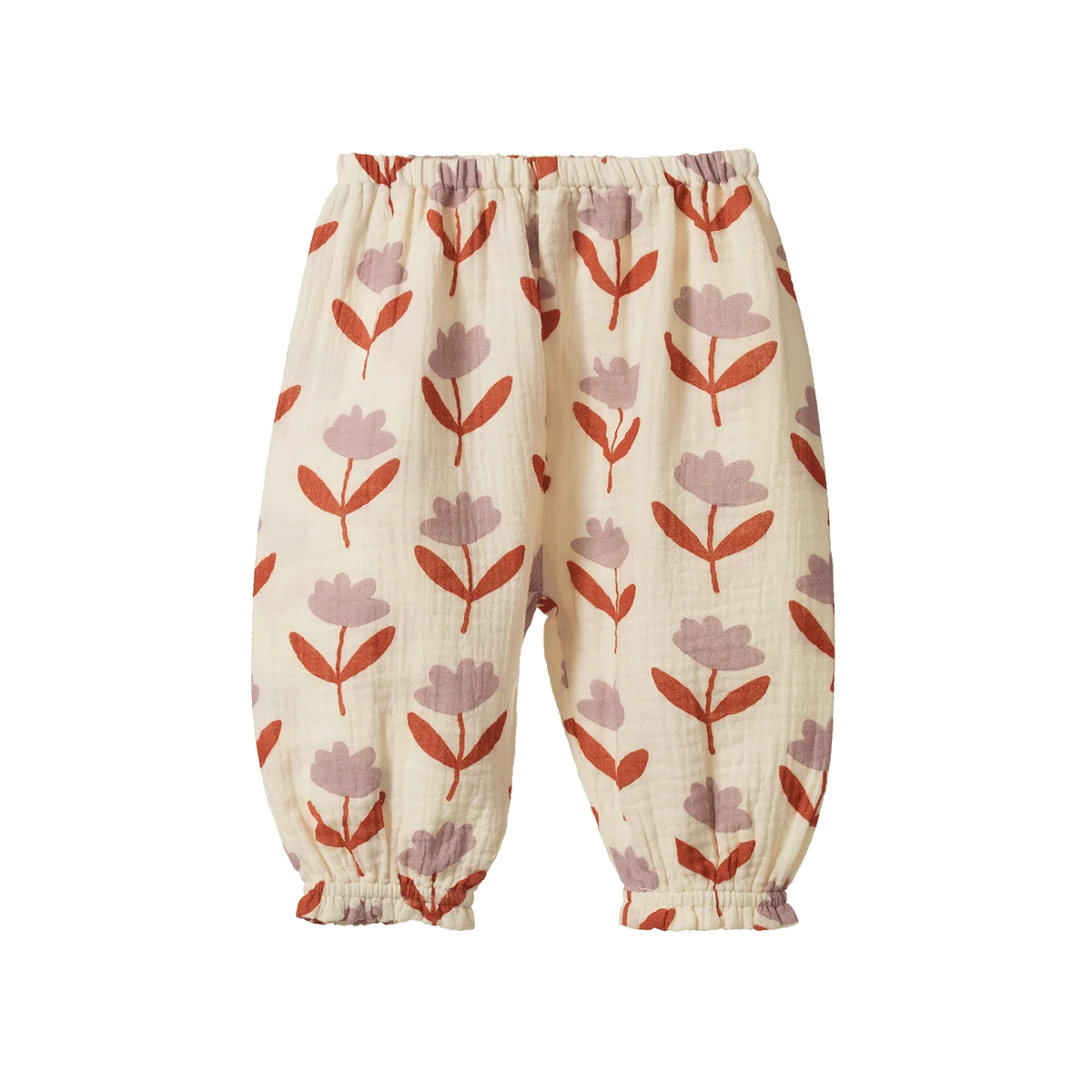 Nature Baby Daphne Pants Muslin - Fleurette Print