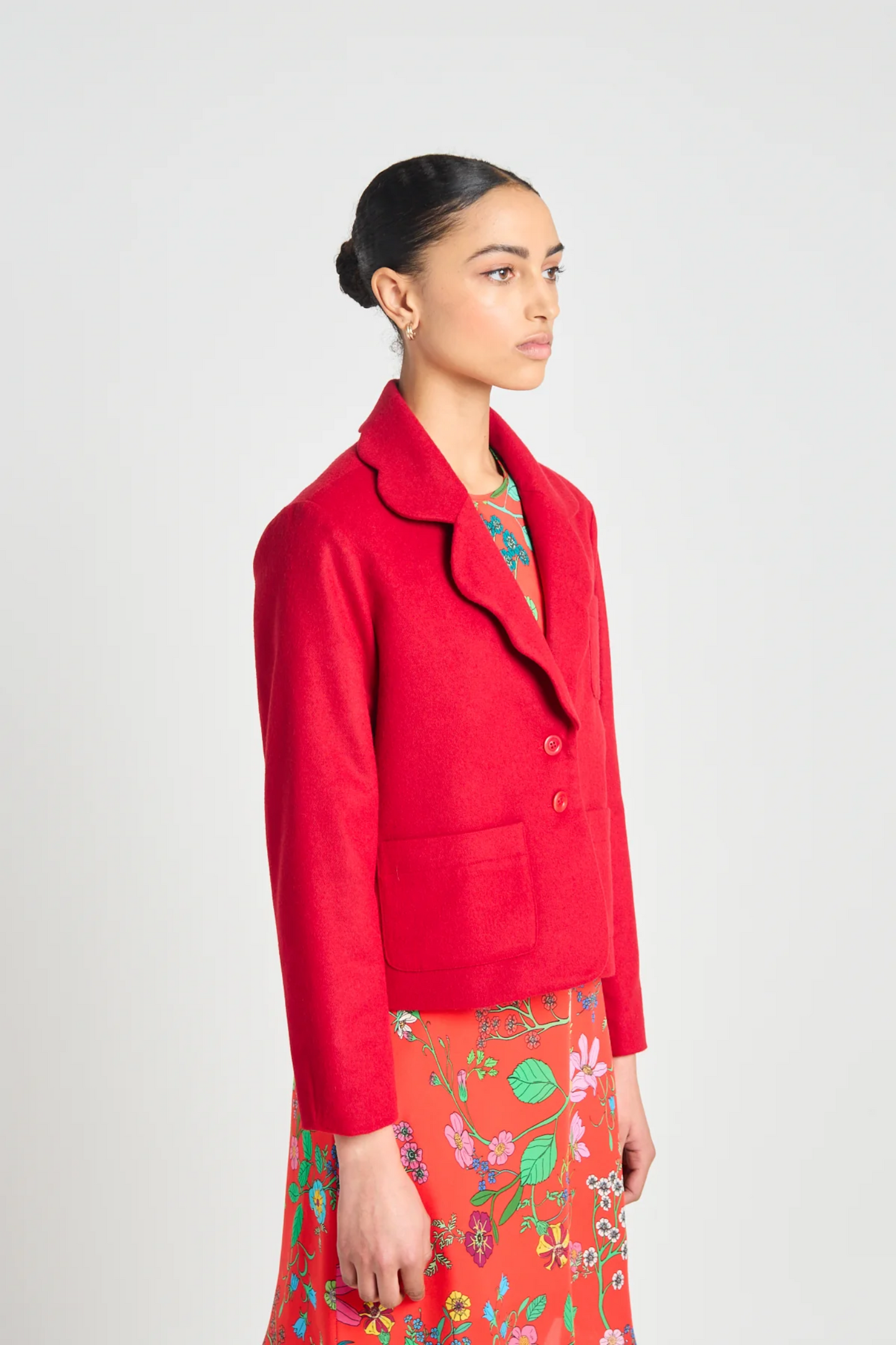 Twenty-Seven Names Reincarnation Blazer - Raspberry