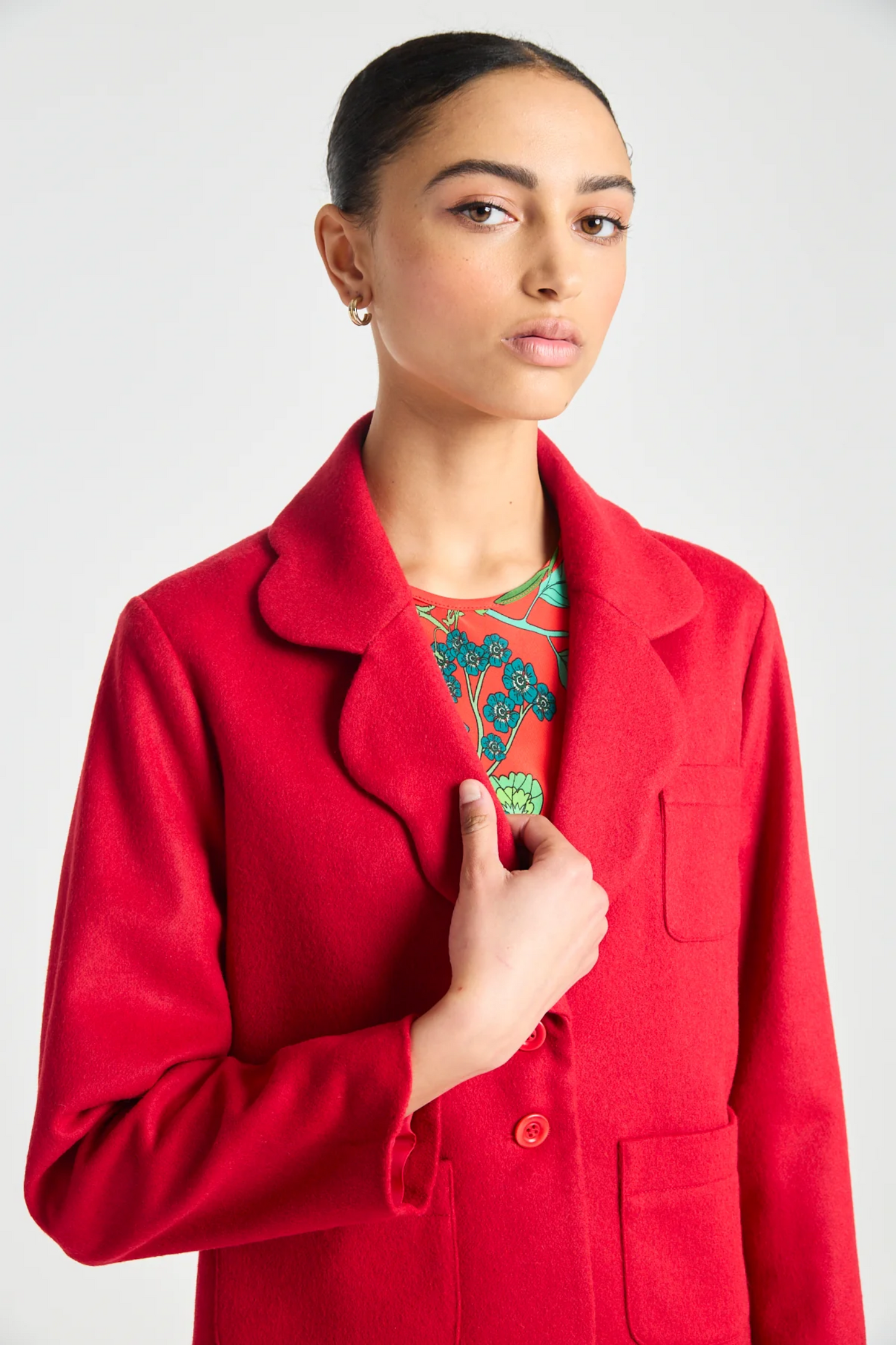 Twenty-Seven Names Reincarnation Blazer - Raspberry